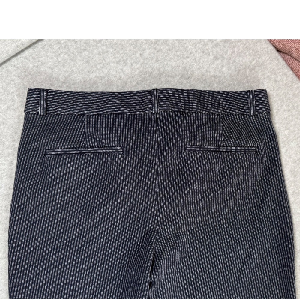 Banana Republic Sloan Petite Striped Ankle Pants Career Casual S8 - Picture 5 of 13